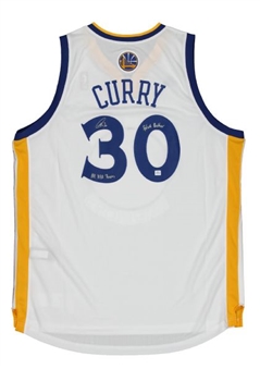 Stephen Curry Signed Golden State Warriors Home Jersey